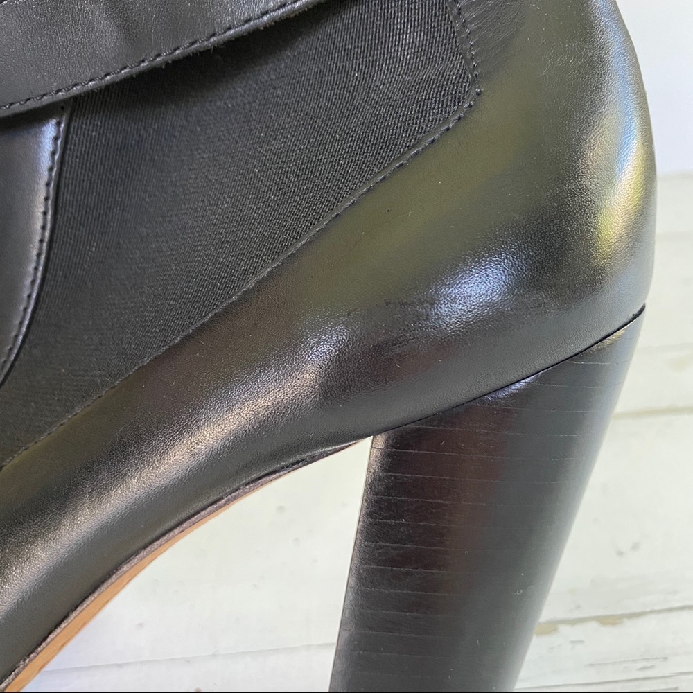 Elizabeth & James Solar Ankle Boots Black/White - Picture 10 of 13